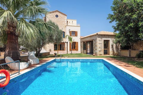 Sophisticated pool surroundings offering a sense of tranquility.