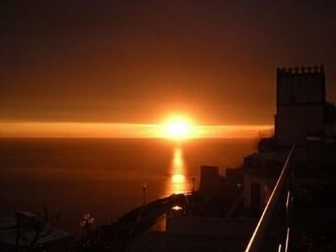 Sunset from terrace (January evening)