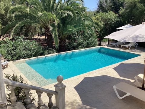 pool area and terrace