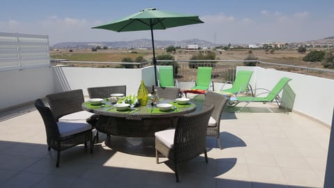 Soak up the sun and enjoy stunning views from terrace