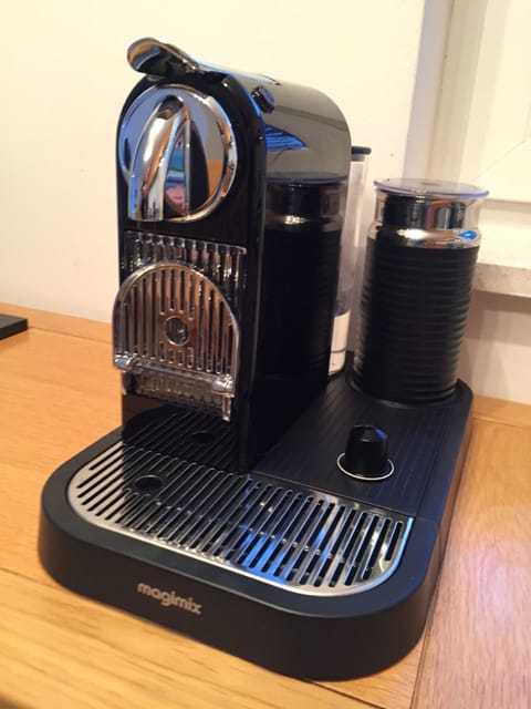 Nespresso Machine (bring your coffee pods with you)