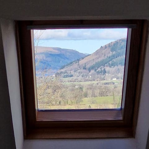 View from top of stairs