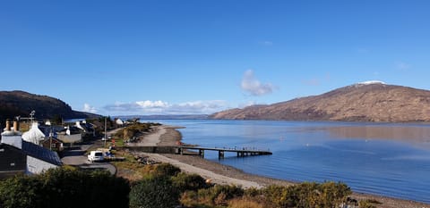 This really is the view from our bedroom windows on a good day.