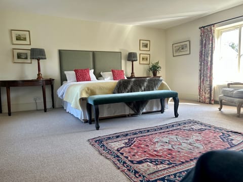 The lovely Panpantum bedroom which is double aspect and huge