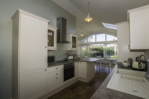 Kitchen looking out to garden
