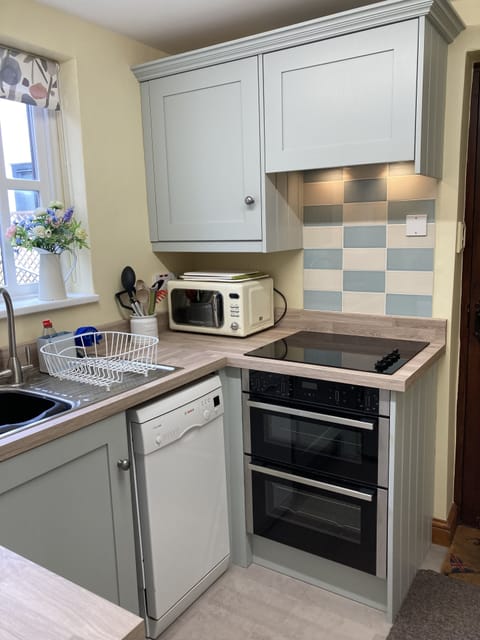 View of kitchen from hallway