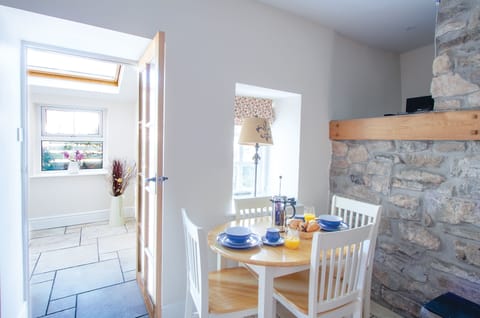 The entrance porch leads of the living area.