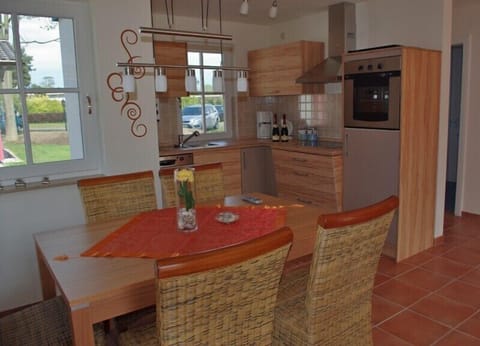 Kitchen with dining table