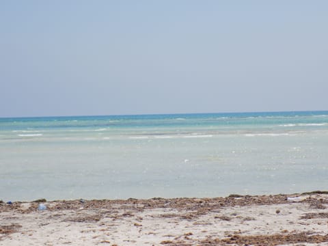On the beach