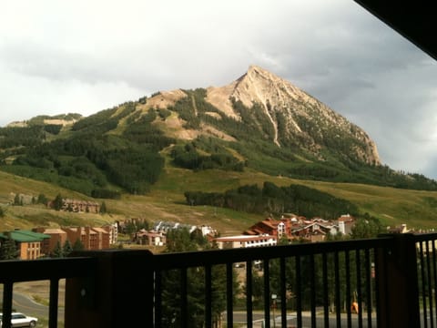Summer balcony view.