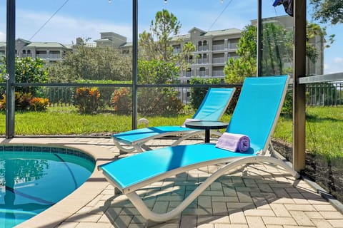 Relax by the pool on your day off.