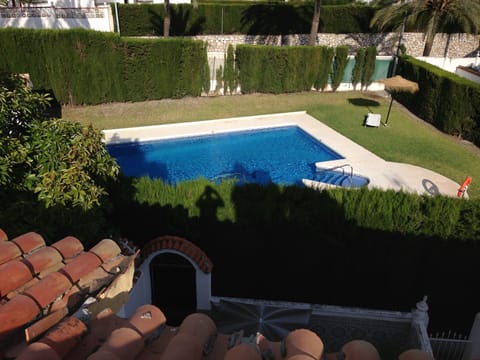 View of Pool from Top Terrace