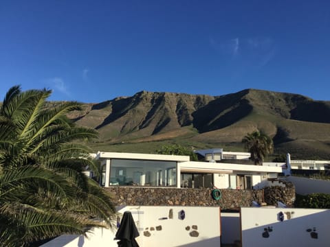 The house from the pool