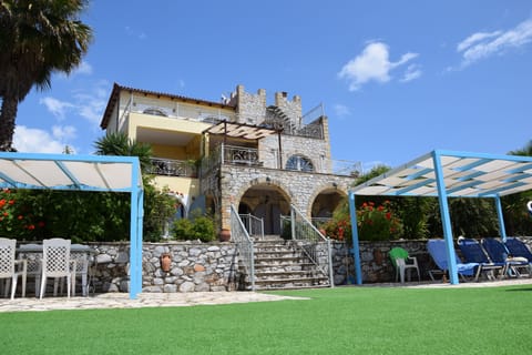 Villa From the Pool.
