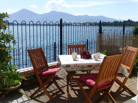 Wonderful view from the patio across Murlough Bay towards the Mourne Mountains