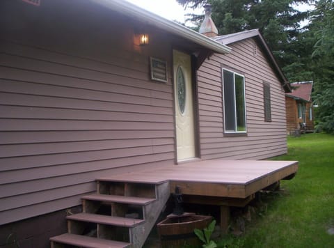 Front view of the cabin