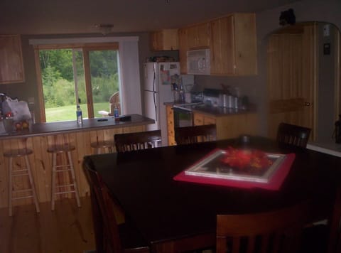 Large kitchen/dining area