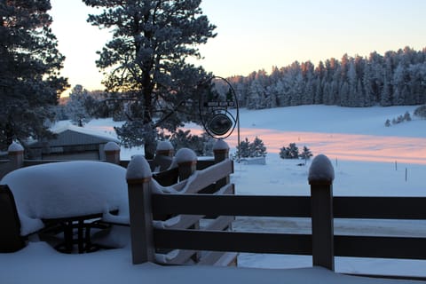 winter view off front deck