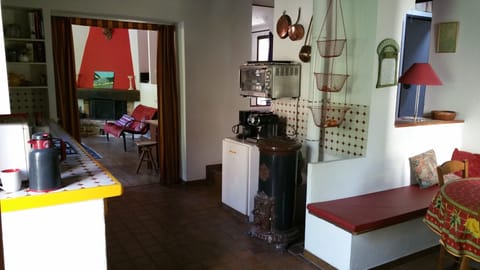 Kitchen when entering the house