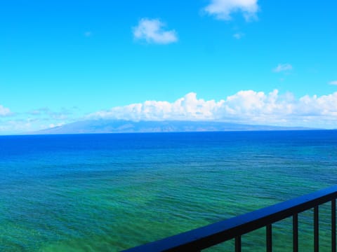 View of Molokai in the morning