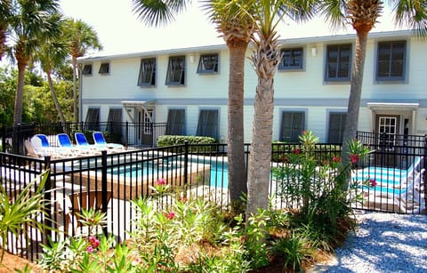 Two separate entrances and 2 driveways provide plenty of privacy and parking
