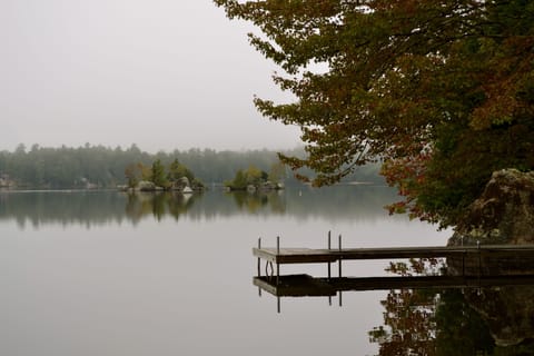 Dock in the morning when the lake is still.  My favorite time of day.