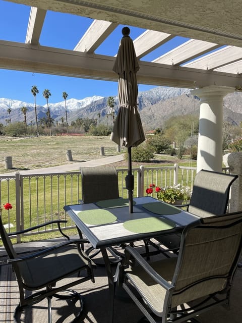Fantastic view from the patio!