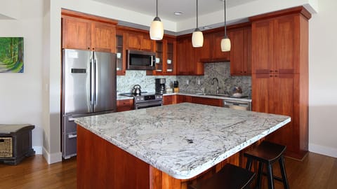 Pili Mai Resort at Poipu #03D - Fully Equipped Kitchen & Breakfast Bar - Parrish Kauai