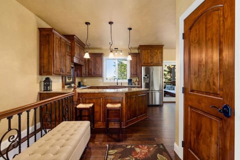 Stocked Kitchen With Stainless Appliances