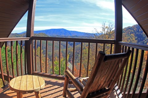 View from front deck of cabin!