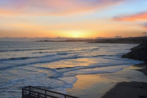 view from downstairs patio