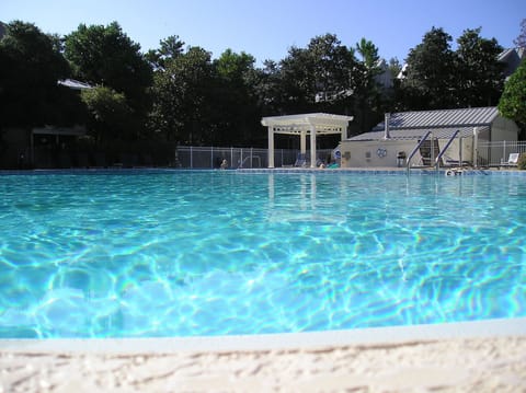 Refreshing dip, out the back door and around the bend.