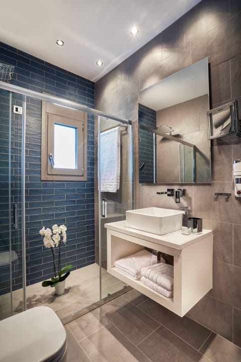 Free toiletries, hair dryer, bathrobes, slippers