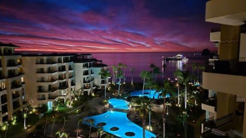 Stunning evening picture from terrace.