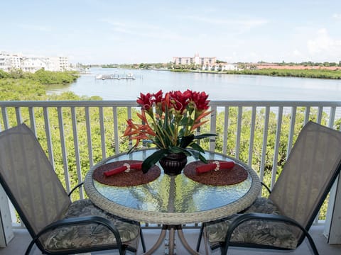 Balcony View of Intercoastal - watch the birds and dolphins playing