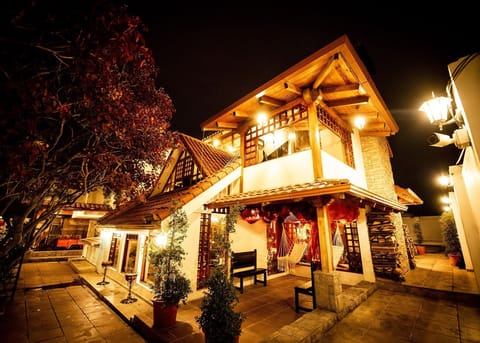 Front of property - evening/night