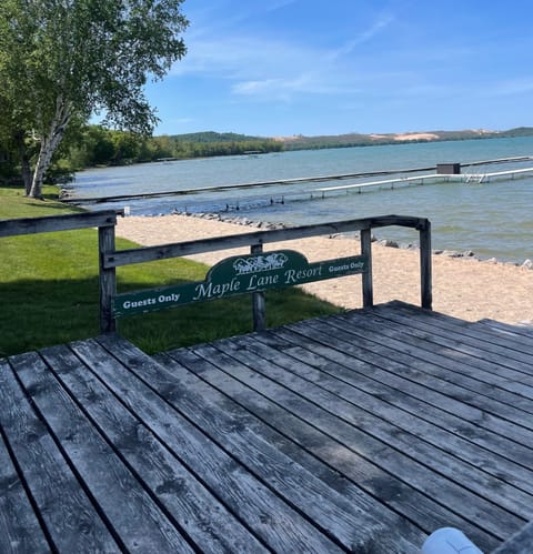 Private beach nearby, kayaking