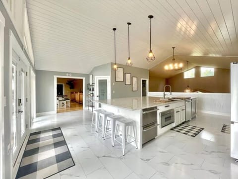 Upstairs Beautiful Large Kitchen