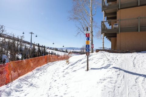 Ski access trail