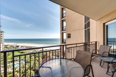 balcony view to gulf - View of gulf from spacious balcony