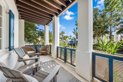 Welcome to The Front Row! Enjoy the greenery with your morning coffee.