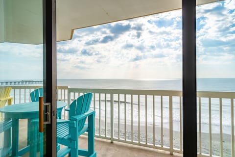 Enjoy a beautiful ocean view from the patio.