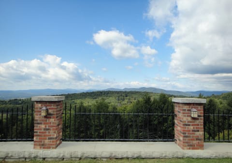 Your first view, from the driveway