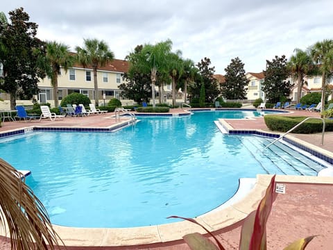 The clubhouse pool