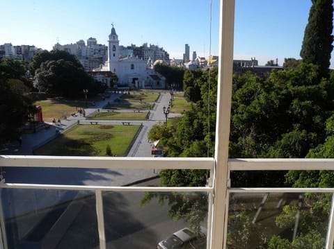 Colonial Church del Pilar, amazing breakfast view!