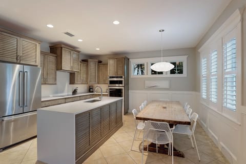 Bright kitchen with cooking essentials