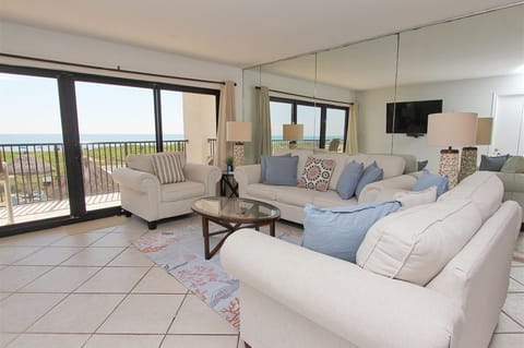Living Room Features a Sleeper Sofa