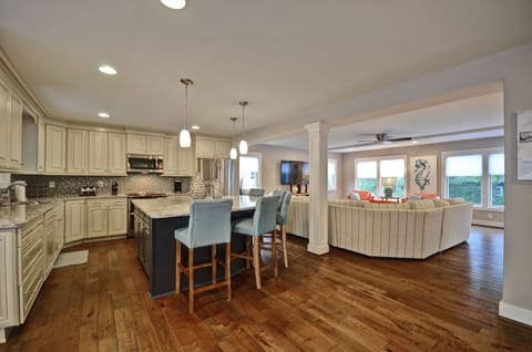 Kitchen & Living Room View
