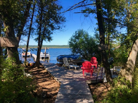 Summer Fun! Comes with one Free Pontoon Boat. Other in picture is a guests boat.