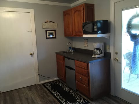 kitchenette in master bedroom